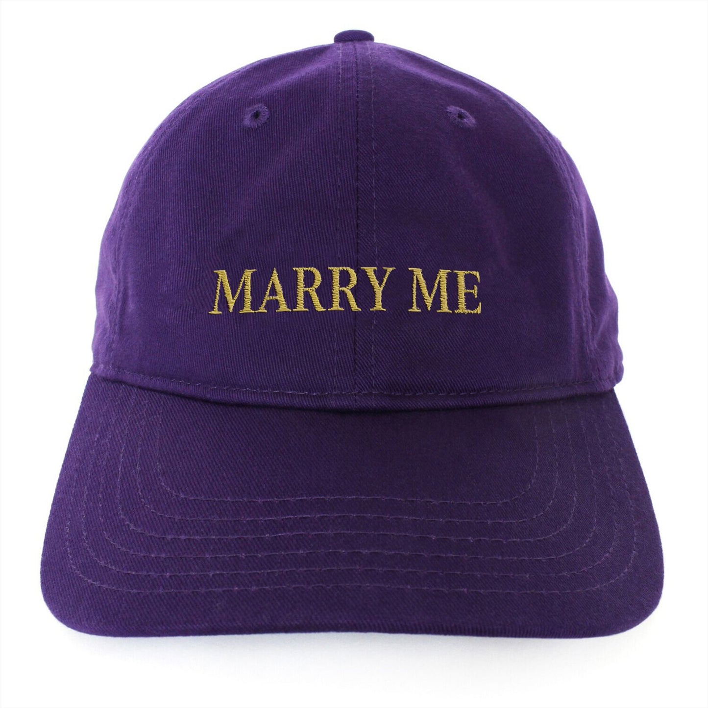 Casquette MARRY ME - violet foncé