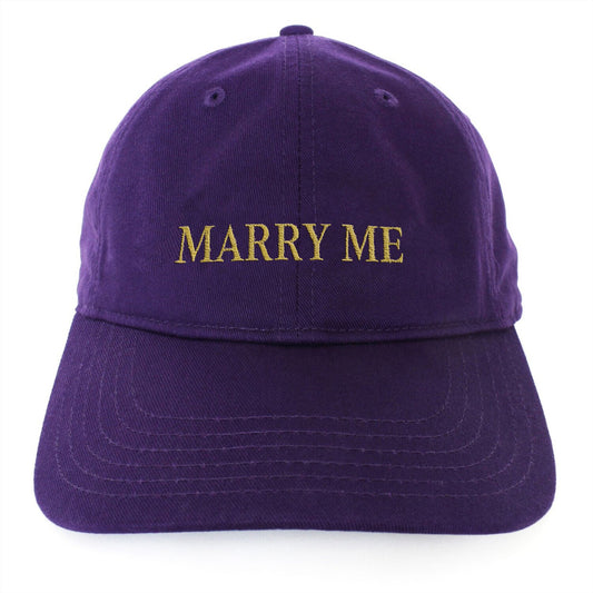 Casquette MARRY ME - violet foncé