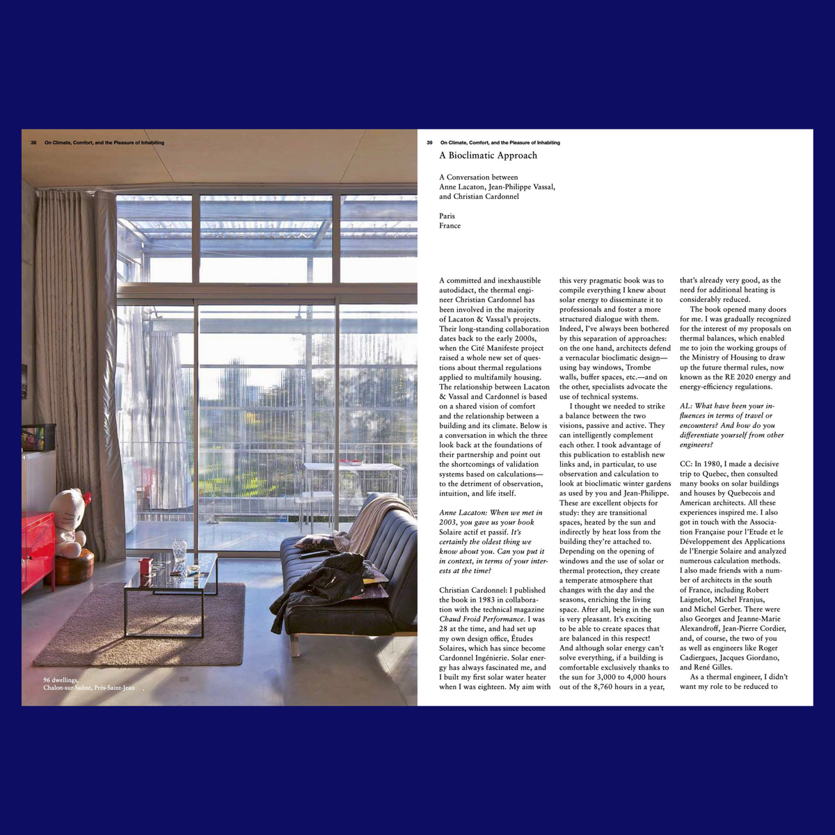 Lacaton & Vassal - It's Nice Today: On Climate, Comfort and Lacaton & Vassal - It's Nice Today: On Climate, Comfort and