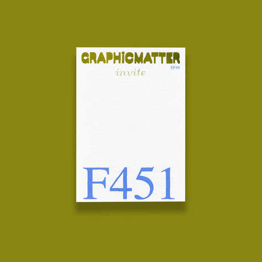 Graphic Matter invite F451