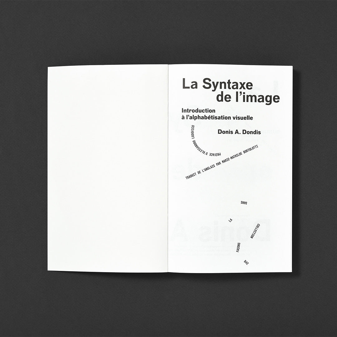 La Syntaxe de l'image