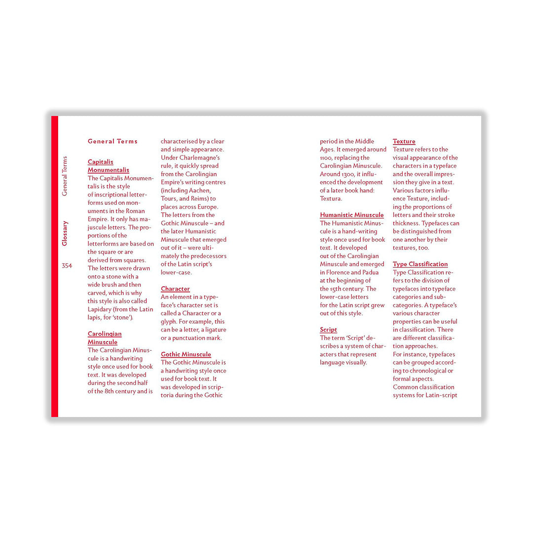 The quick classification guide for typography