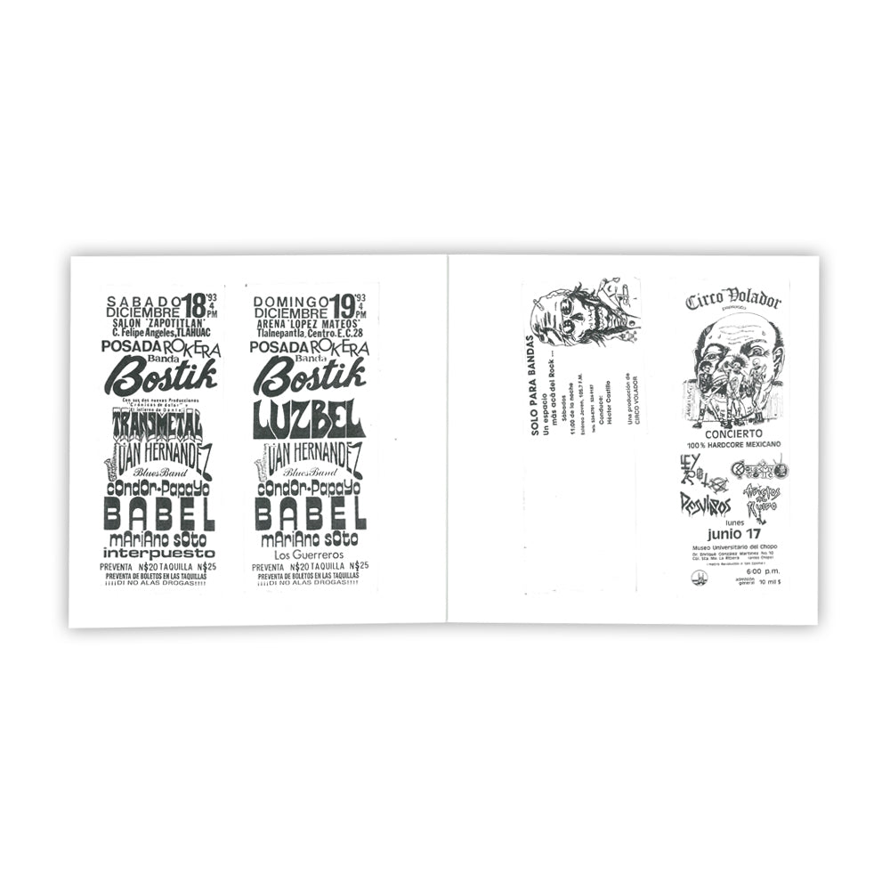 Punk Rock Mexican Flyers 1990 - 2000