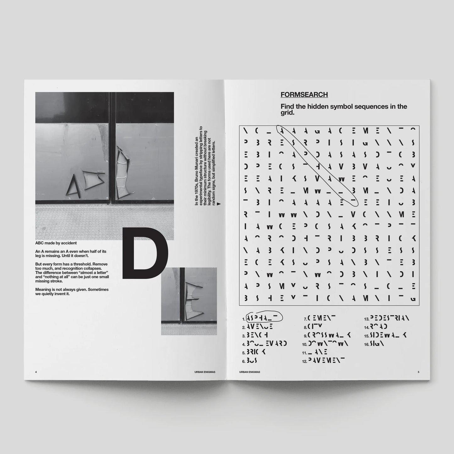 Urban Enigmas - Visual Puzzles from the Streets