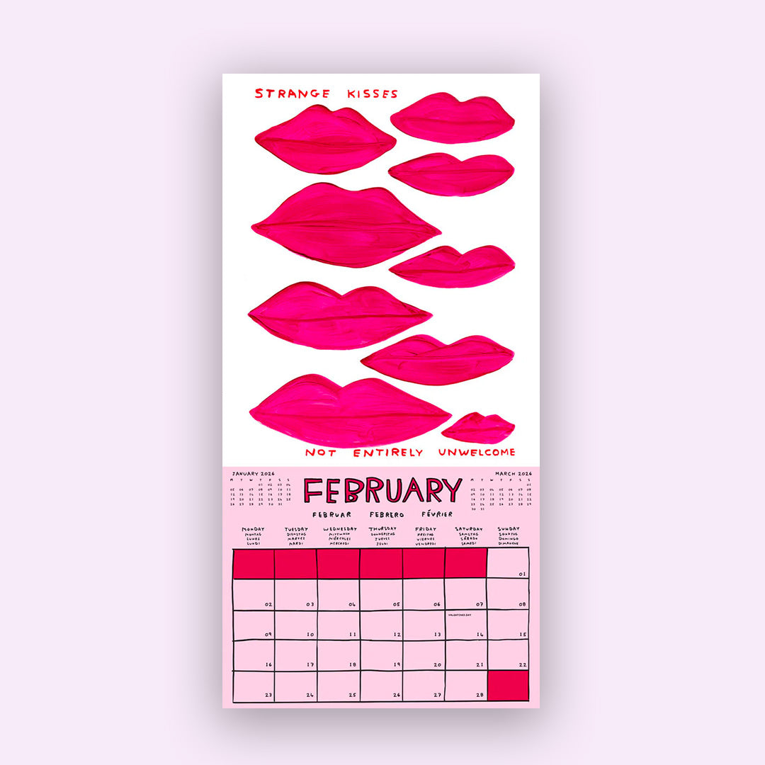2026 Calendar by David Shrigley