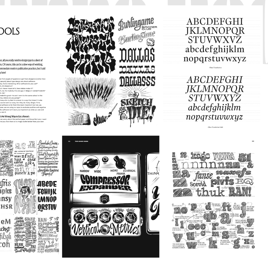 The Ohno Book A Serious Guide to Irreverent Type Design