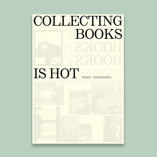 Affiche collecting books is hot