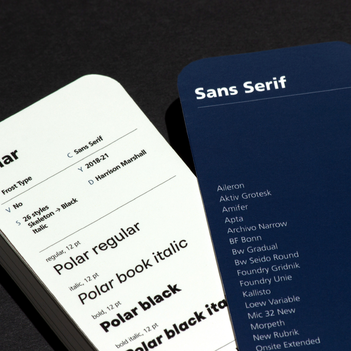 Typologie Bleu