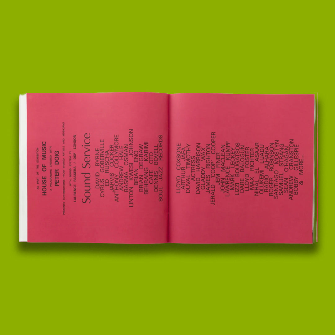 Peter Doig: House of Music Catalogue