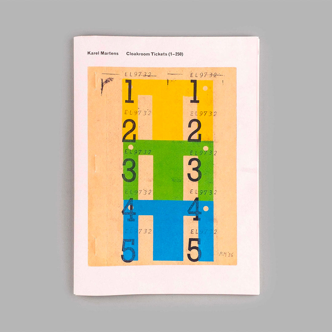 Cloakroom Tickets (1-250)