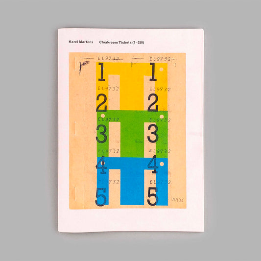 Cloakroom Tickets (1-250)