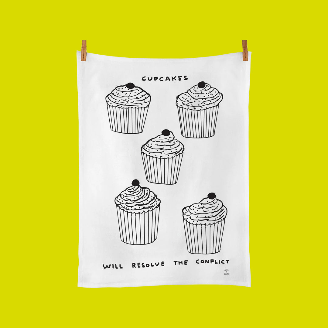 Cupcake Tea Towel