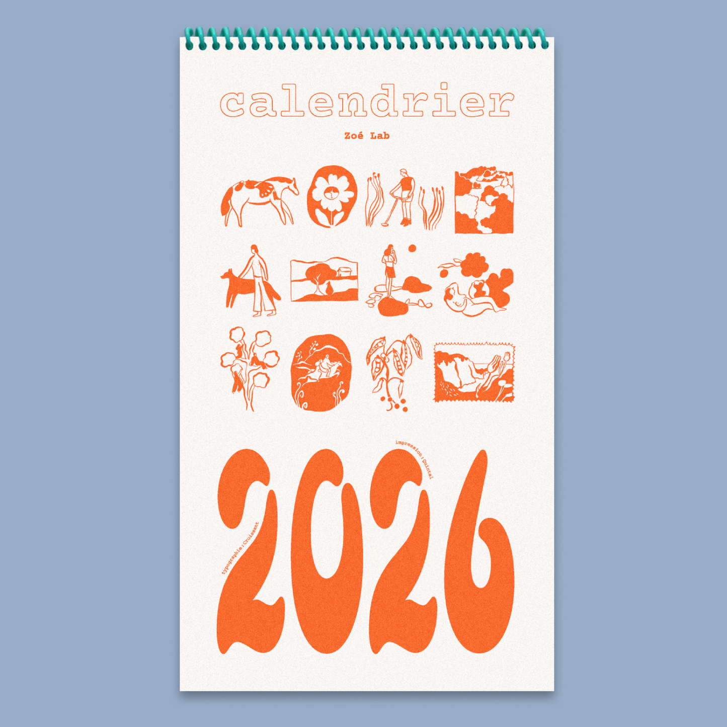 CALENDRIER 2026 "ENTRE CHIEN ET LOUP"