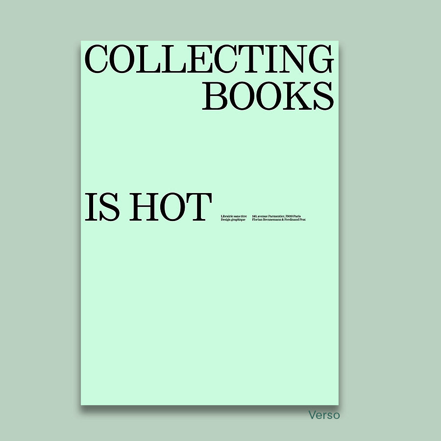 Affiche collecting books is hot