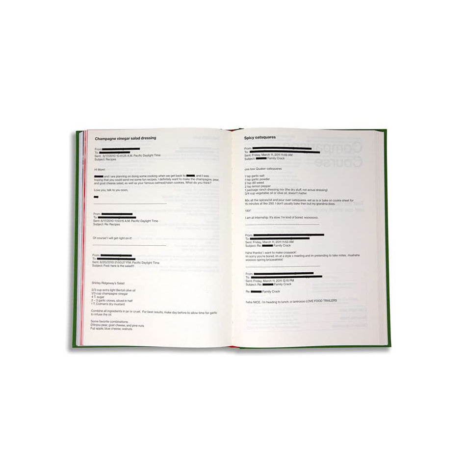 Leaked recipes - the cookbook