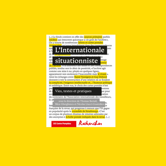 Recherches n° 4 - L'internationale situationniste.