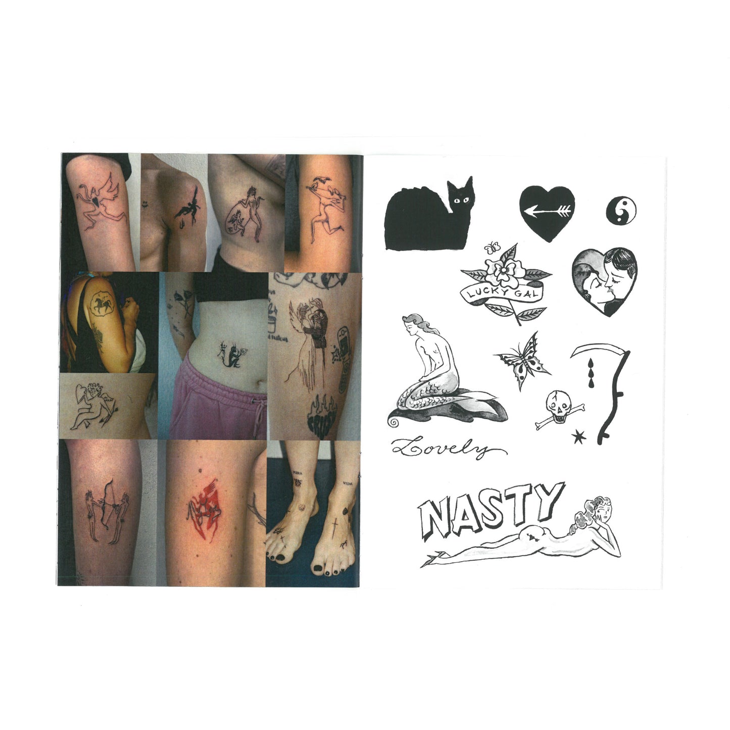 H13 mini tattoo zine - Hopefulll Pessimist