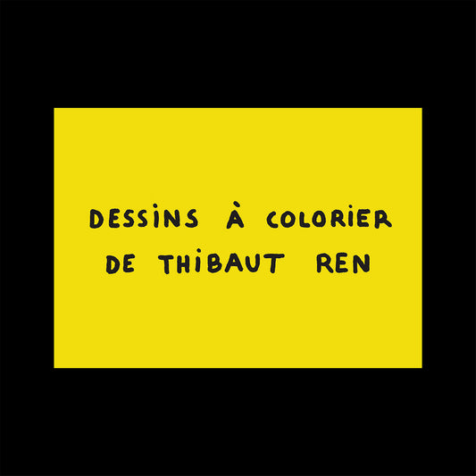 Dessins à colorier de Thibaut Ren