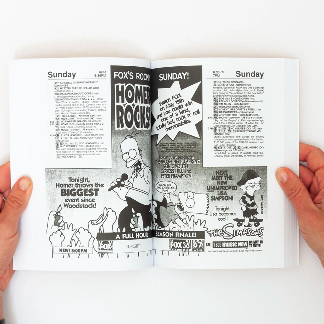 A Compendium of Print Advertising from The Simpsons