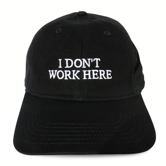 Casquette Sorry I don't work here - noir