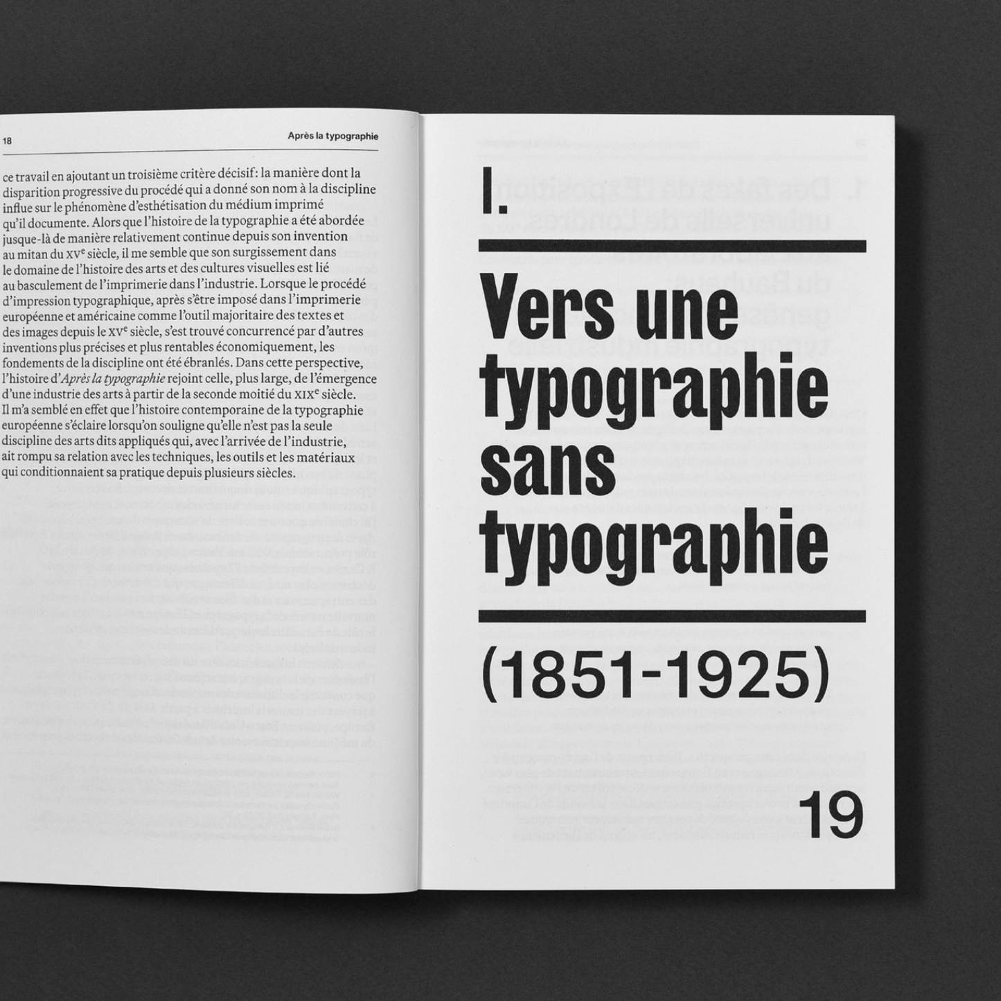Après la typographie