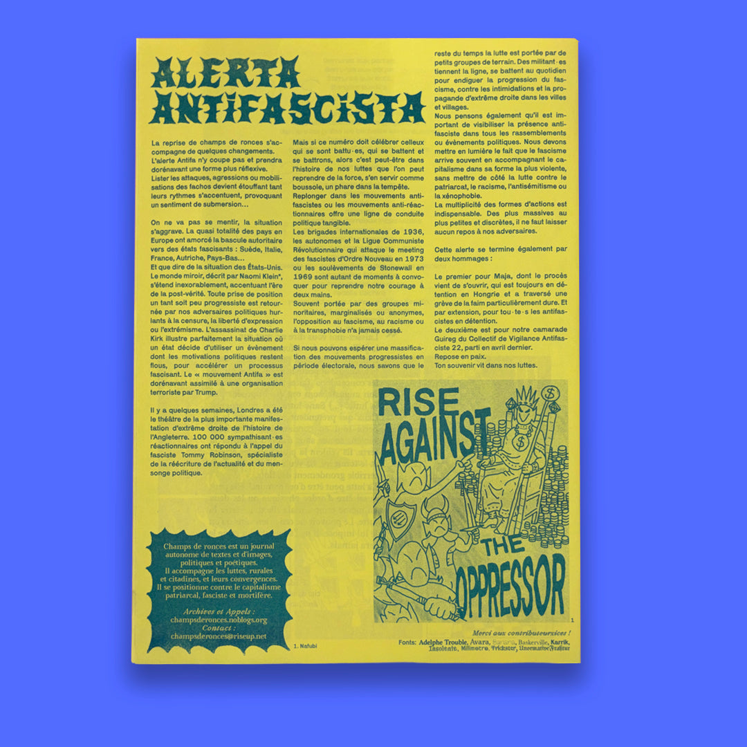 Champs de ronces - Journal de celleux qui luttent