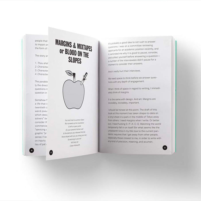 The impossibility of silence : writing for desigers, artists and photographers