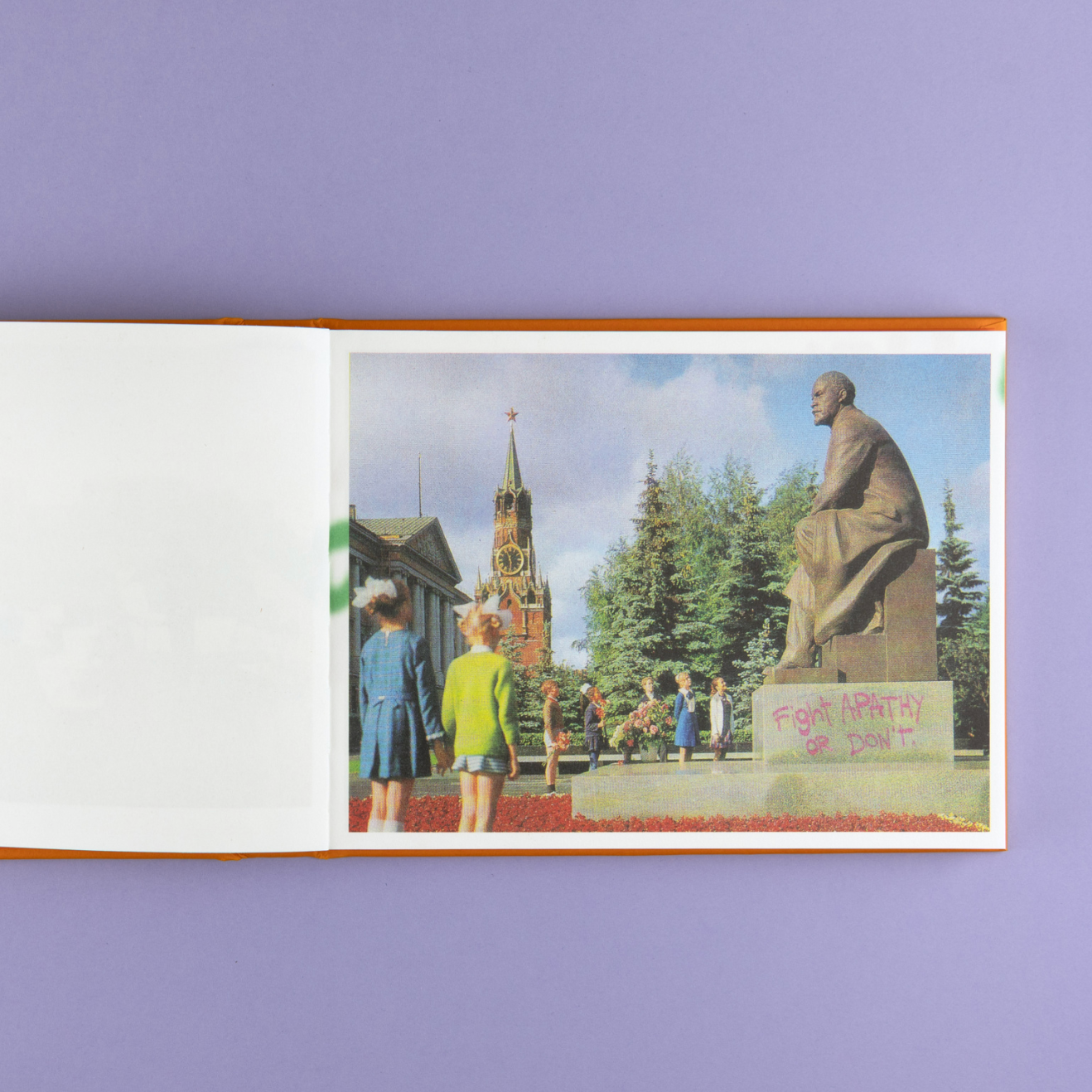 I’m Inside Tagging architecture in Eastern European cold war propaganda postcards