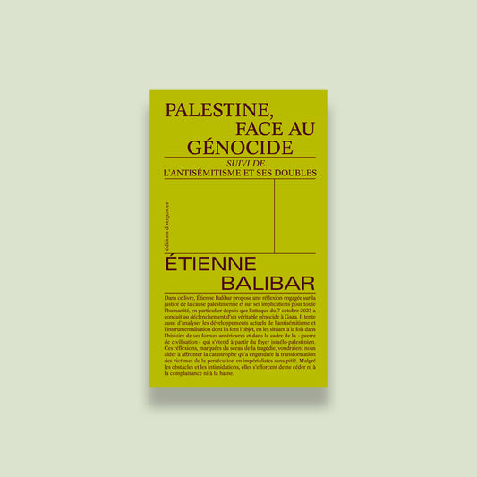 Palestine, face au génocide suivi de L'antisémitisme et ses doubles