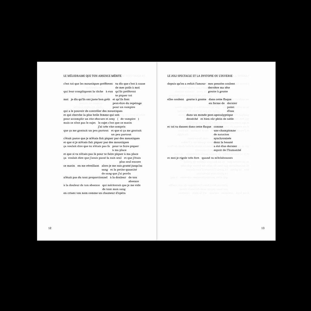 LES VINGT-ET-UN POÈMES D'AMOUR QUI NE RENTRAIENT PAS DANS LE RECEUIL ÊTRE AMOUREUX C'EST BEAUCOUP PLUS MIEUX QUE D'ÊTRE MORT*