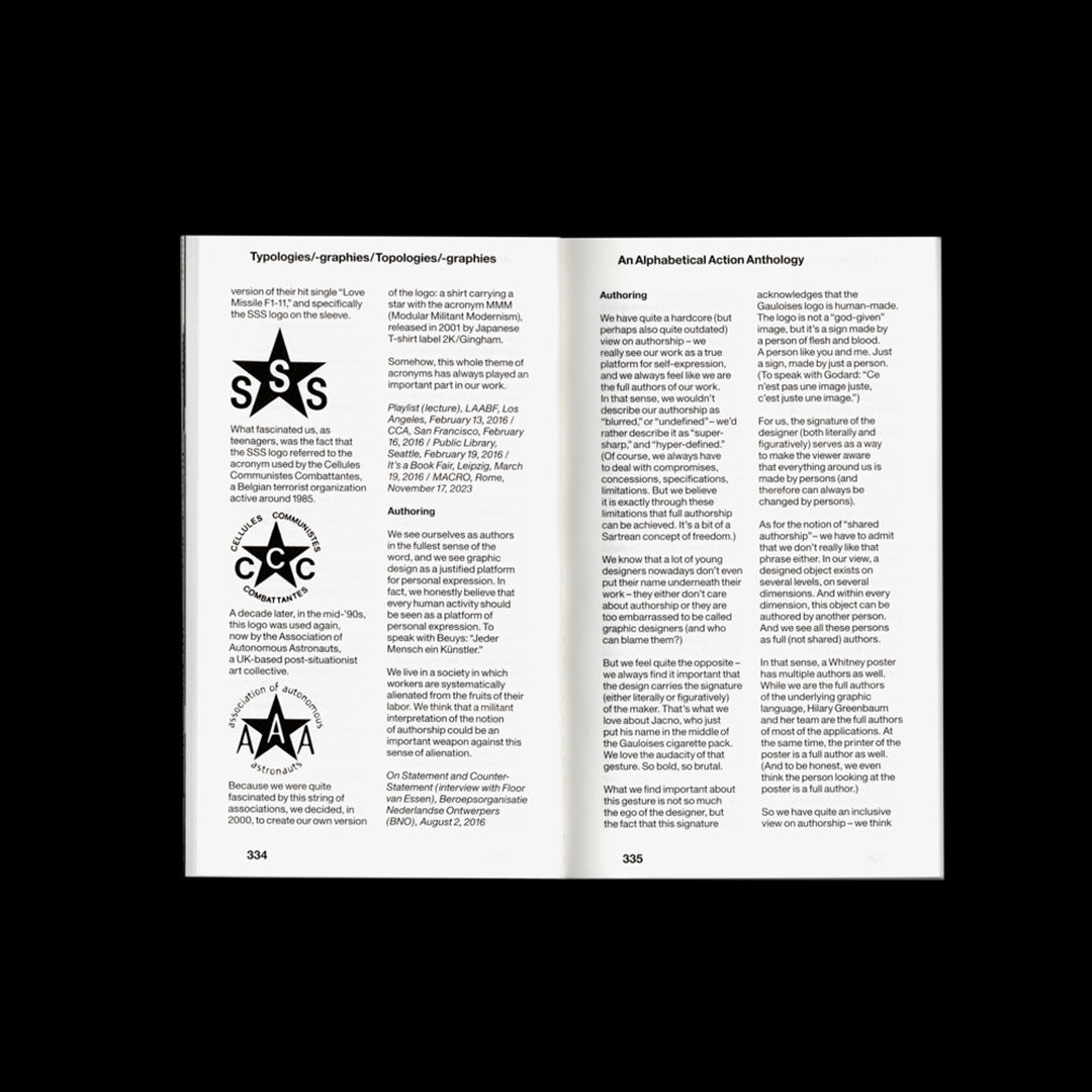Experimental Jetset – Statement and Counter-Statement 2: Typologies/Typographies/Topologies/Topographies