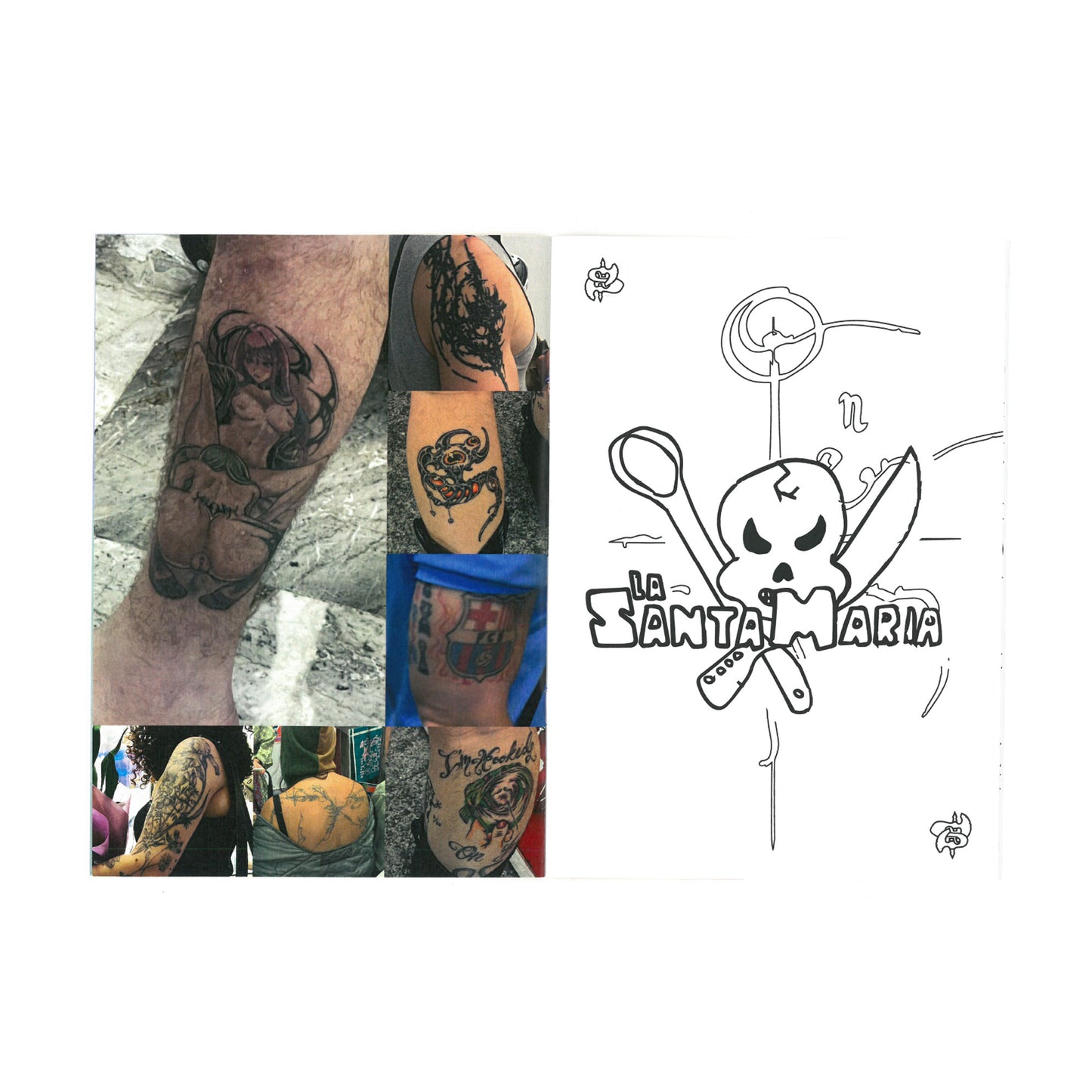 H13 mini zine tattoo - Hector Mosko