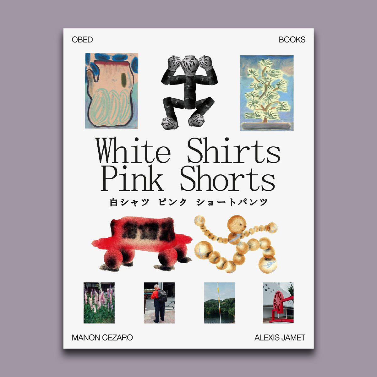 White shirts, pink shorts