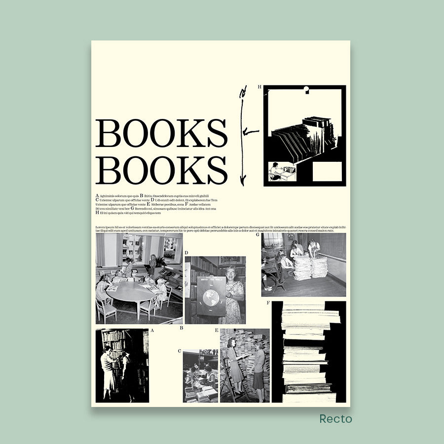 Affiche collecting books is hot