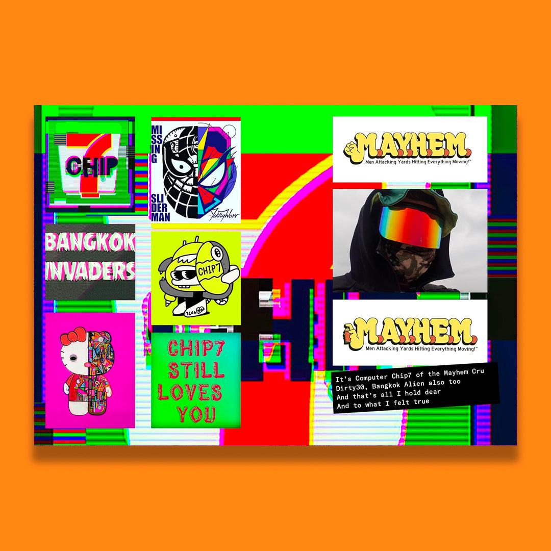 Chip7Land Behind the scenes of a Bangkok Graffiti Writer