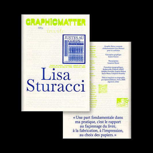 Graphic Matter invite Lisa Sturacci