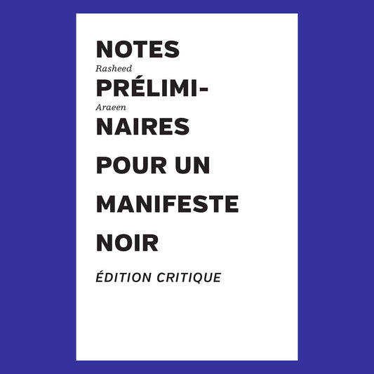 Notes préliminaires pour un manifeste noir