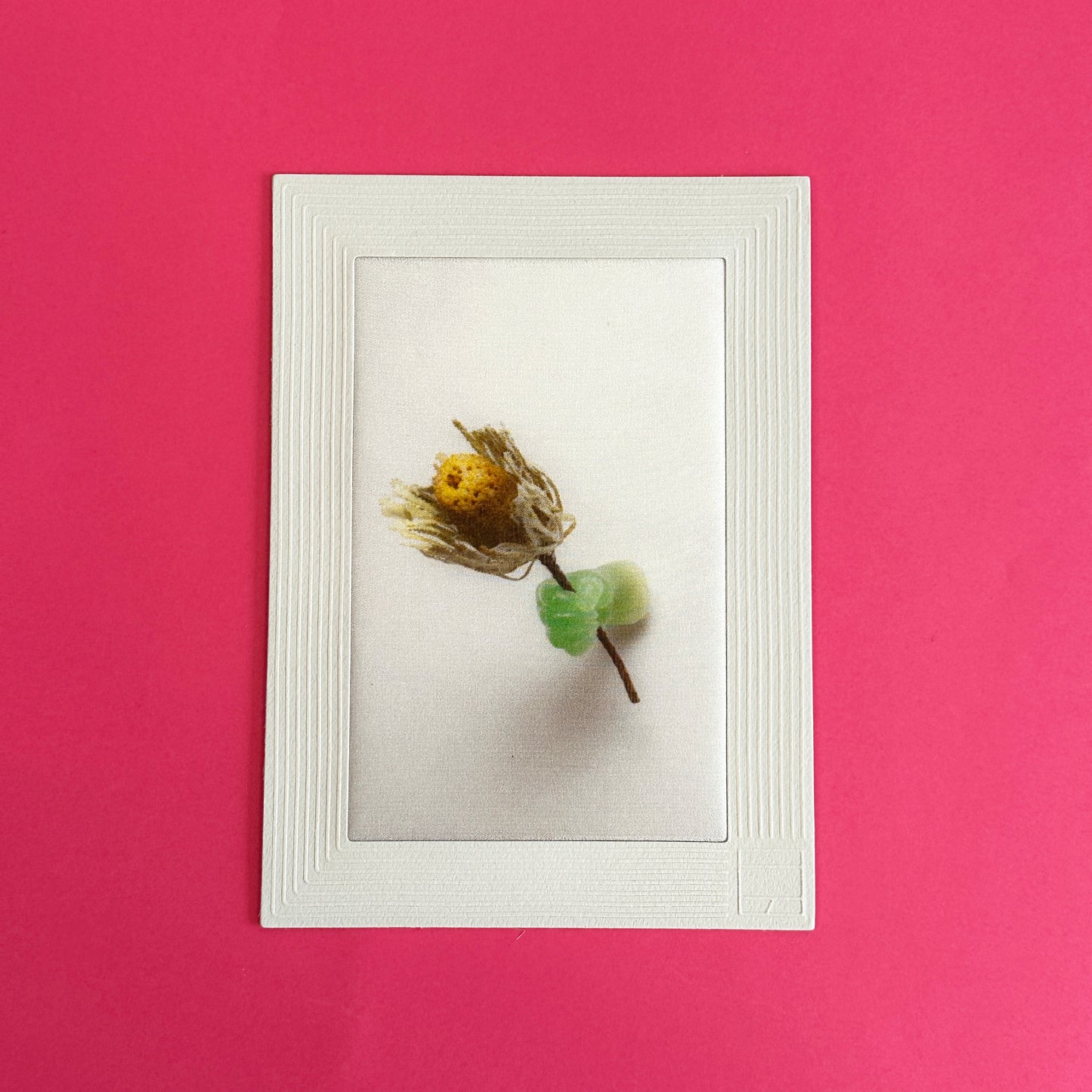 Offering To Proteus I - carte postale en soie