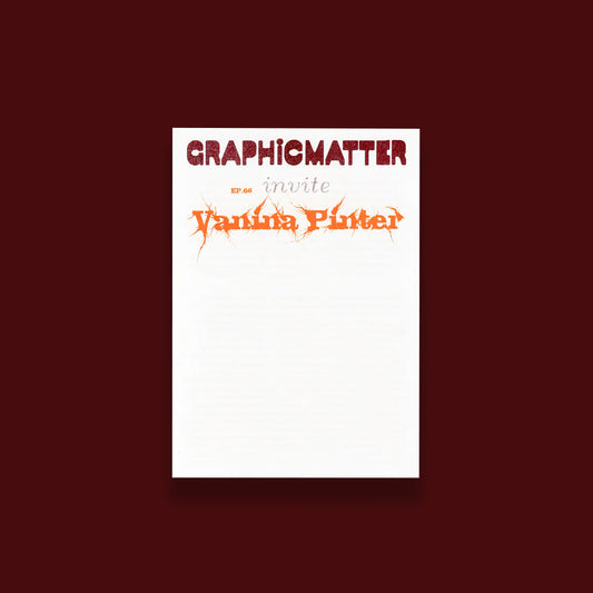 Graphic Matter invite Vanina Pinter