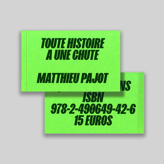 Toute histoire a une chute