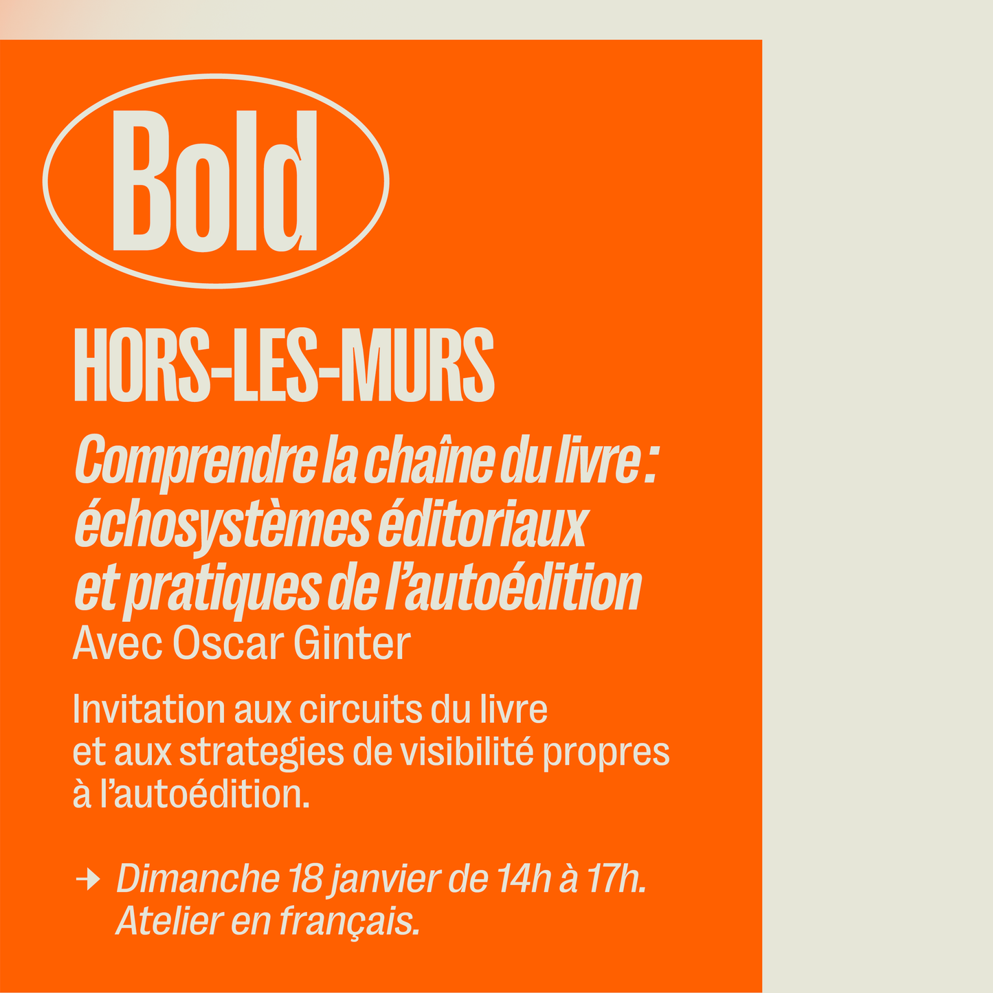 ATELIER - Comprendre la chaîne du livre: Écosystèmes éditoriaux et pratiques de l’auto-édition