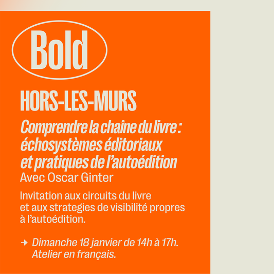 ATELIER - Comprendre la chaîne du livre: Écosystèmes éditoriaux et pratiques de l’auto-édition