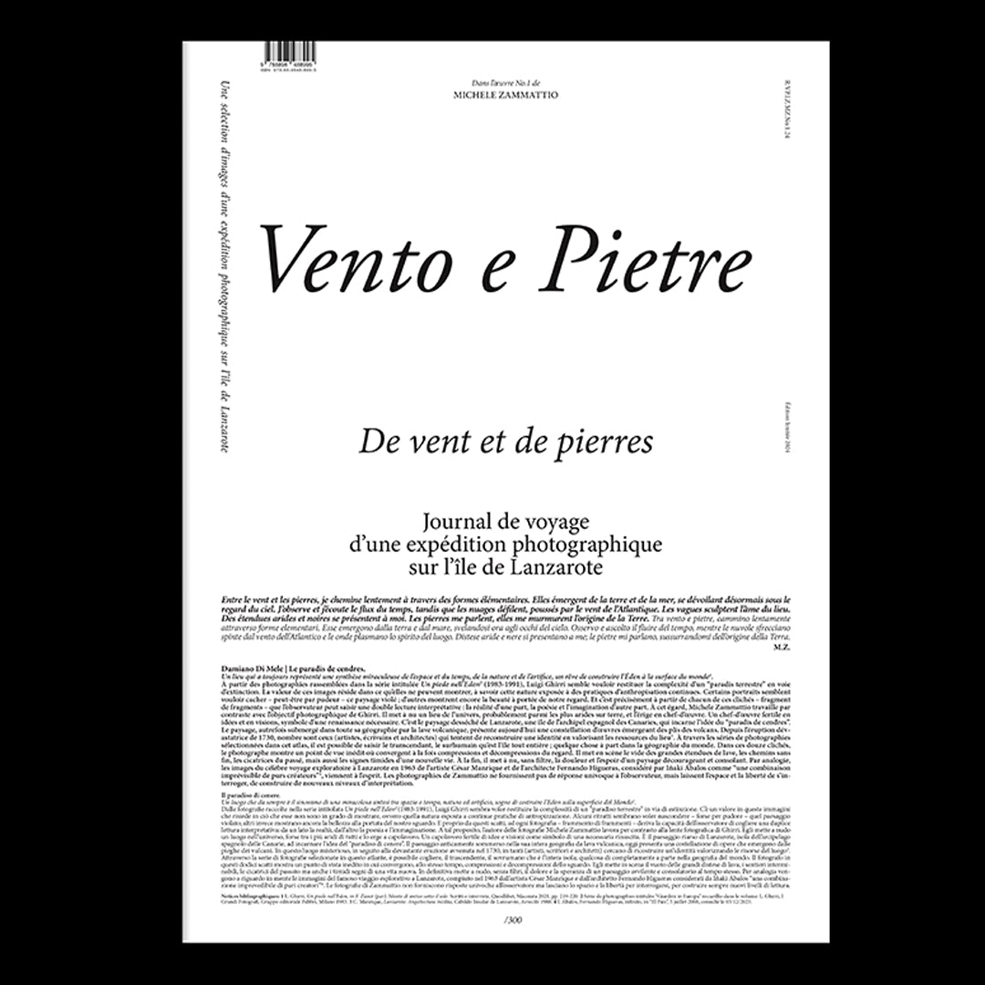 Vento e pietre - de vent et de pierres - journal de voyage d'une expédition photographique sur l'île