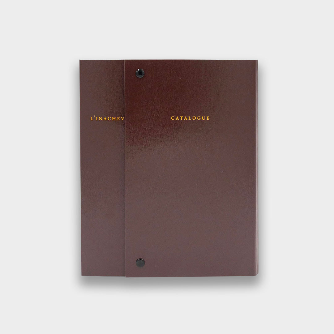 Catalogue raisonné de l'inachevé