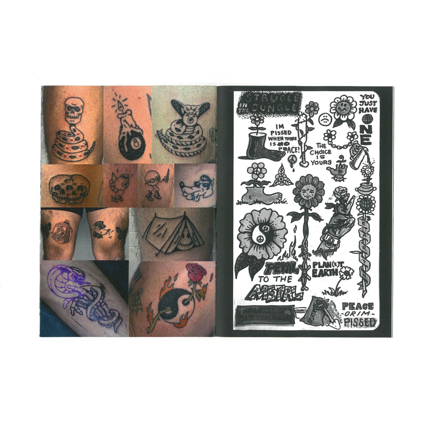 H13 mini zine tatoo - Daniel Shepard