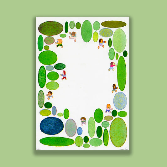 Affiche risographie Saehan Parc