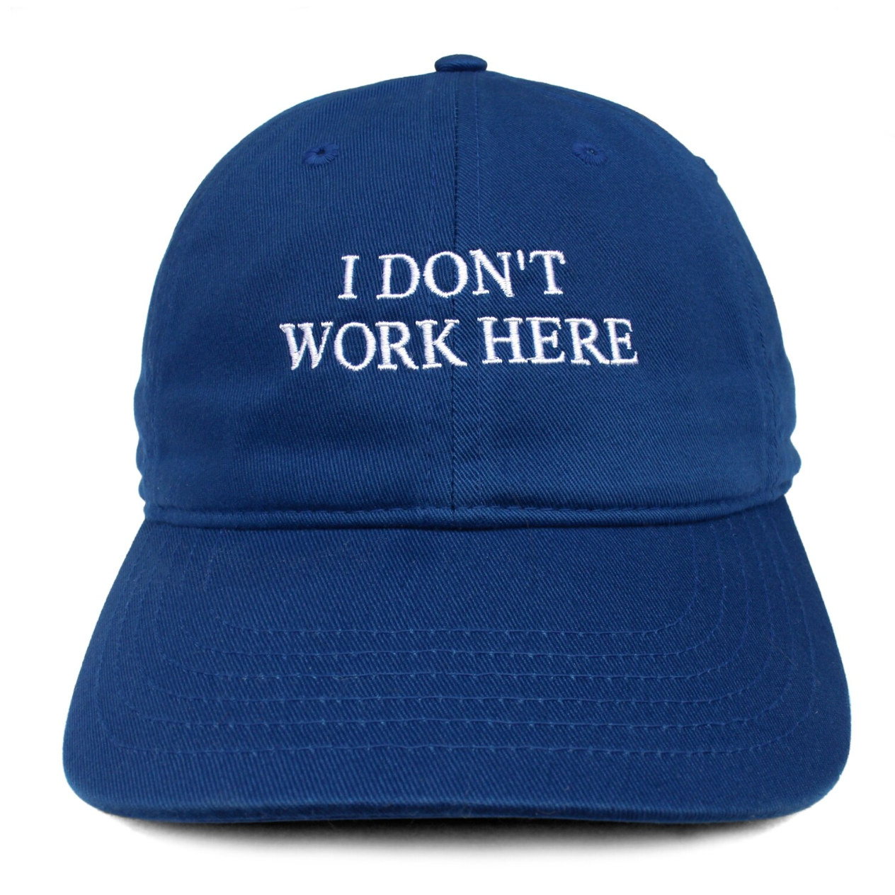 Casquette sorry I don't work here - bleu