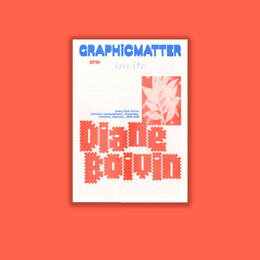 Graphic Matter invite Diane Boivin