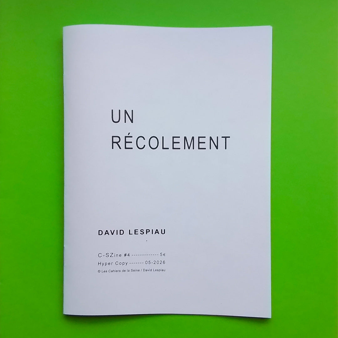 Un Récolement