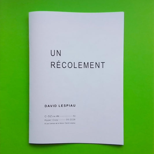Un Récolement